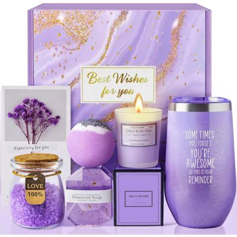 Light Purple Bath Gift Set