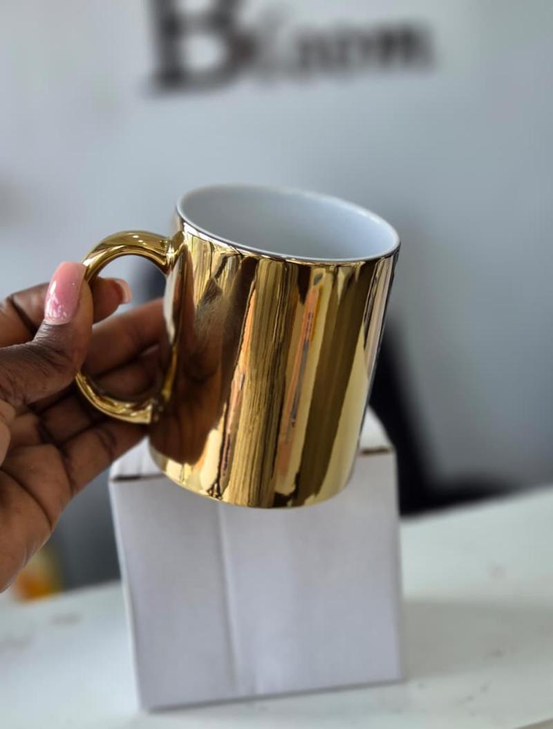 Gold And Silver Mug