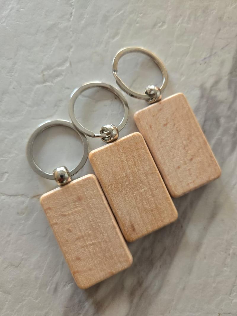 Rectangular Bamboo Key Holder