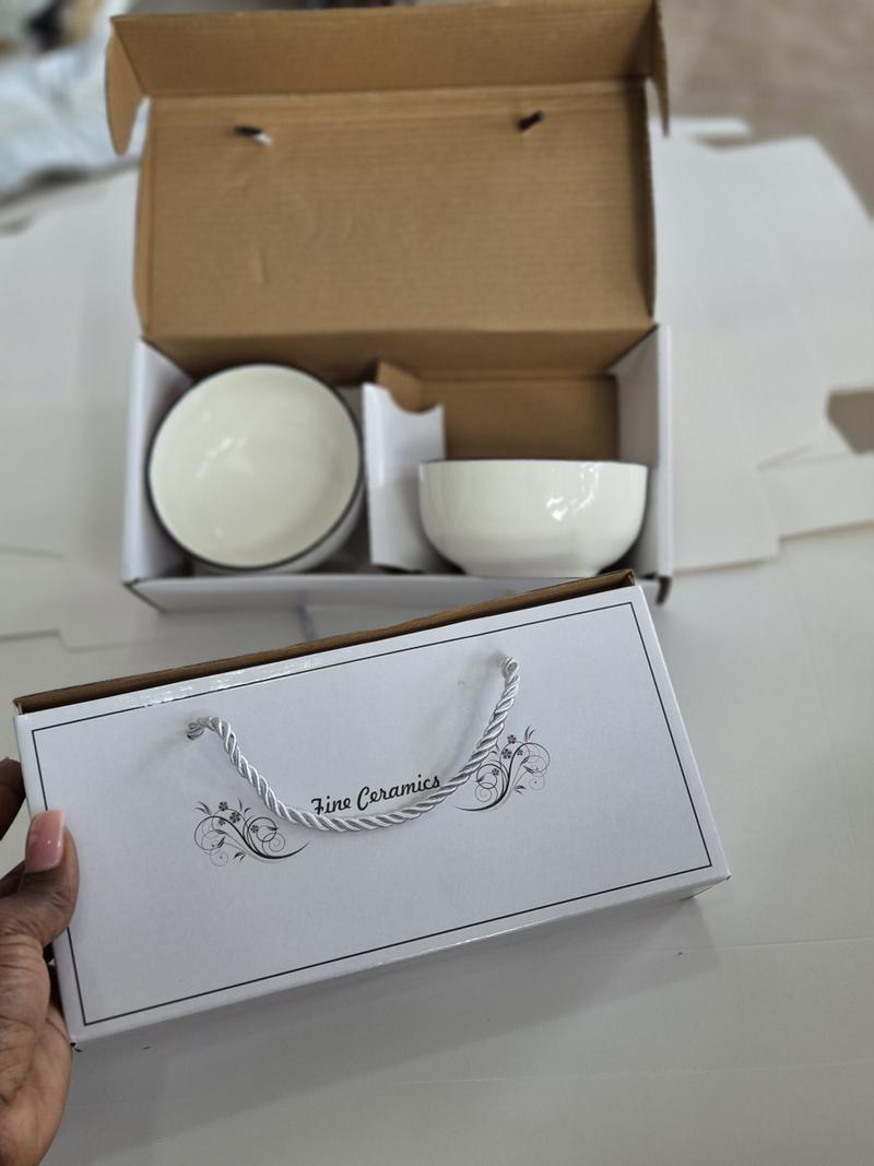 2 In 1 Ceramic Bowl Set