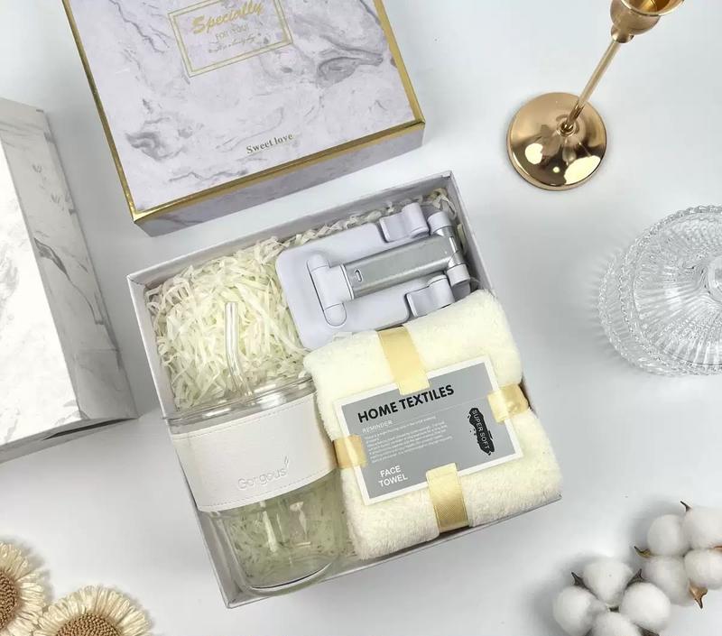 Gorgeous Cup, Phone Stand And Towel Set