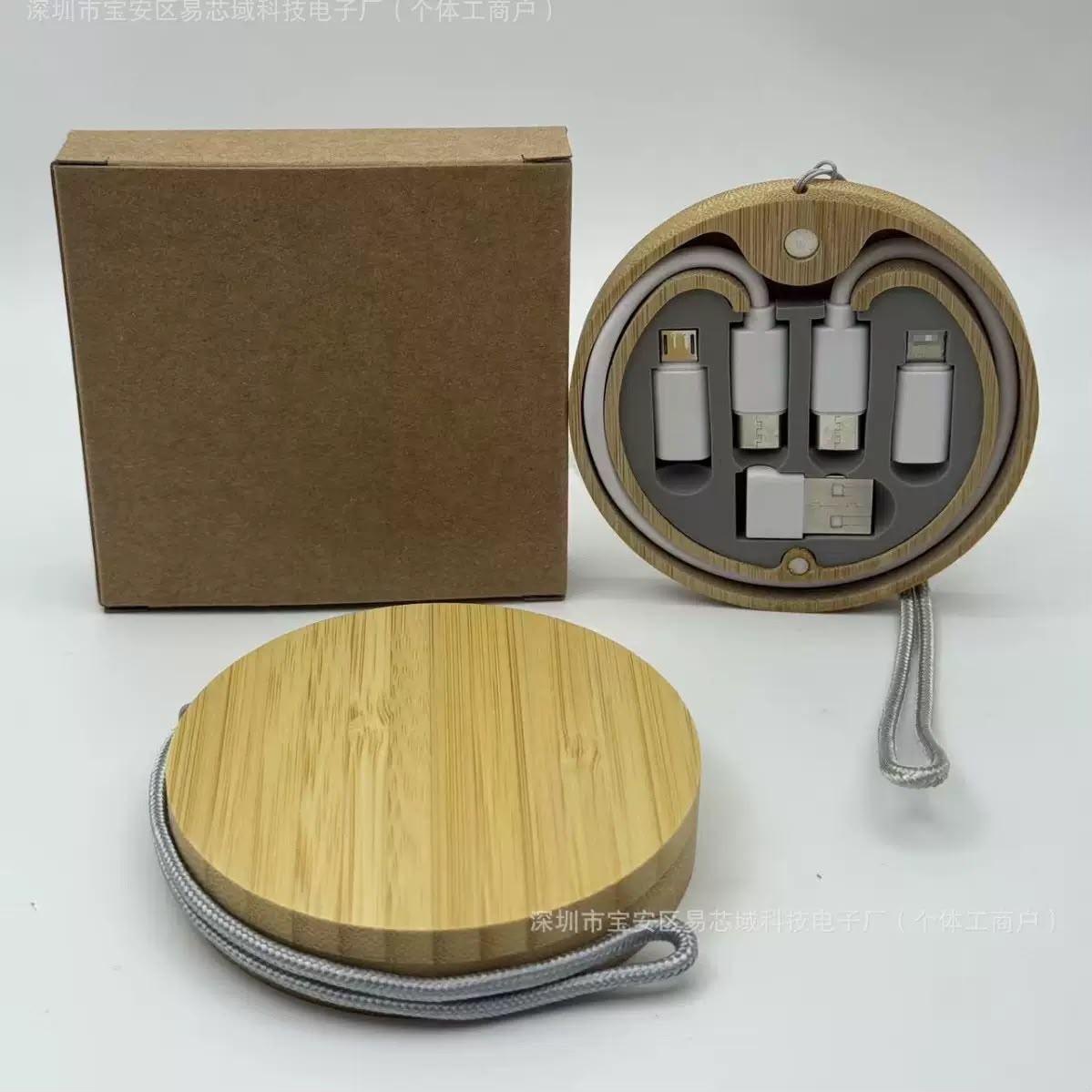 Bamboo Charging Port