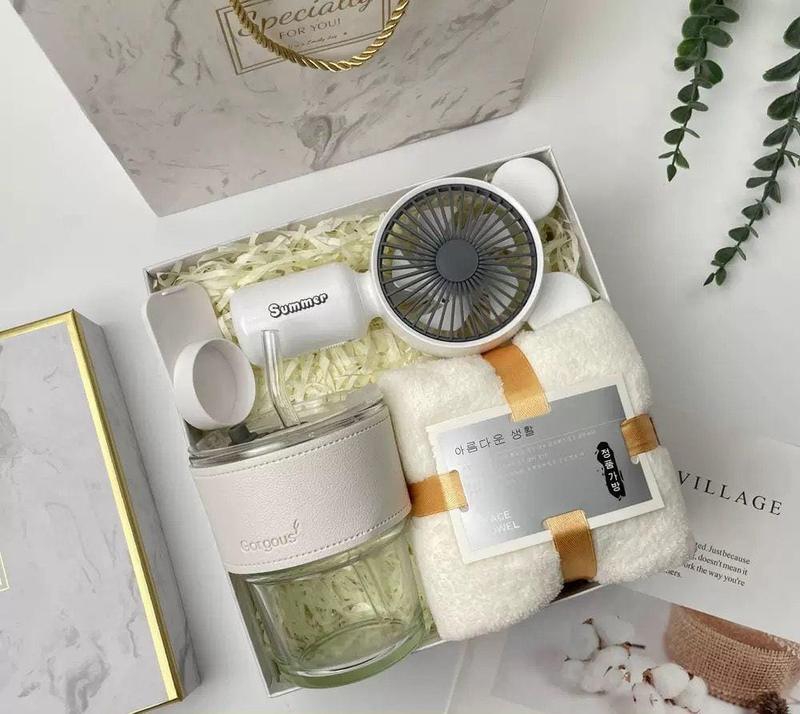 Boxed Gorgeous Cup + Towel + Fan Copy