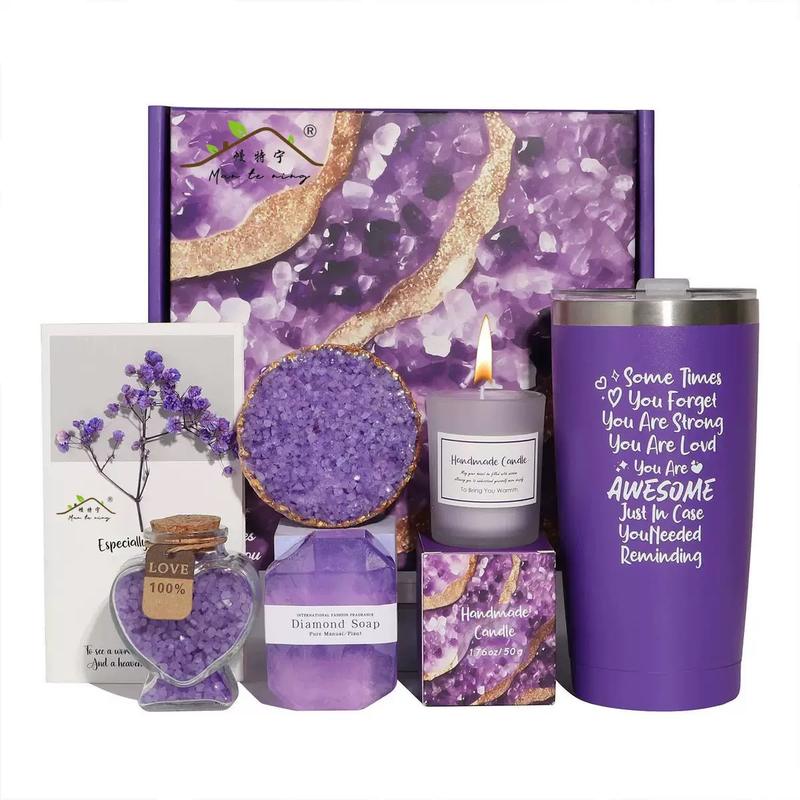 Deep Purple Bath Spa Gift Set