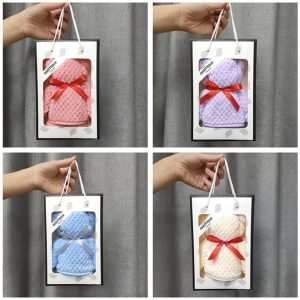 Bear Style Towel Wrap In Gift Bag