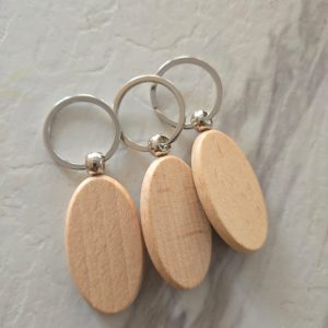Oval Bamboo Key Holder