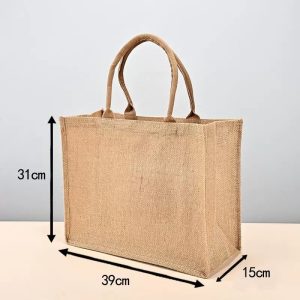 Burlap Tote Bag