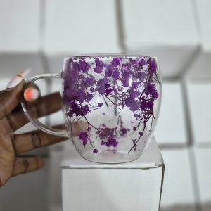 Purple 250ml dried flower cup